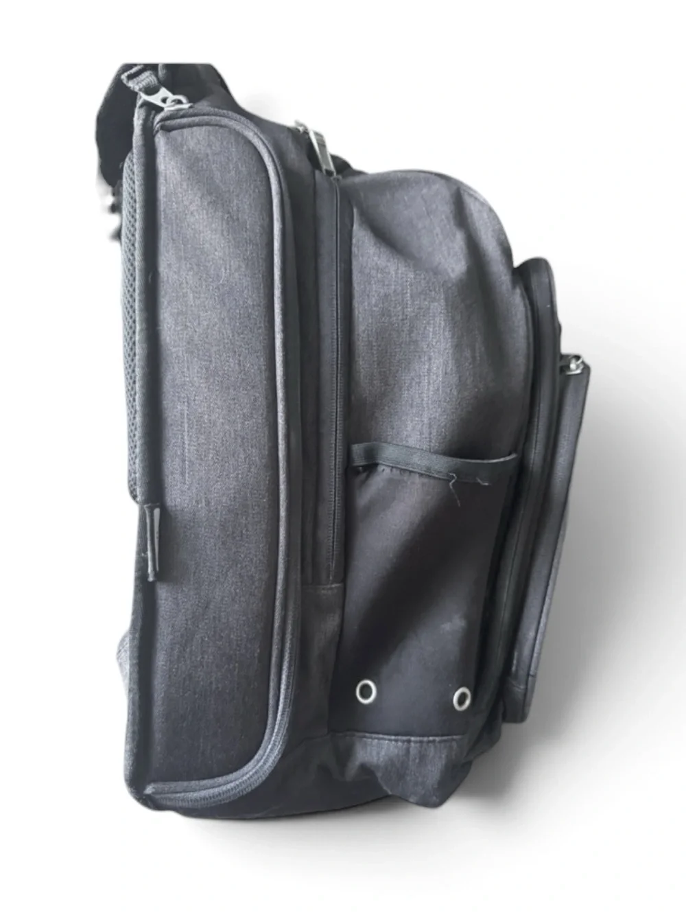 OGIO Graphite Gray Backpack Padded Fit 17” Laptop Travel Business School 19x12x8
